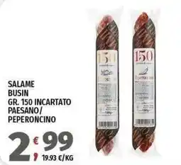 Vivo Supermercati Salame Busin offerta