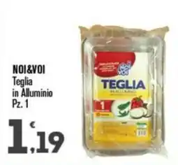 Punto é market NOI&VOI Teglia in Alluminio offerta