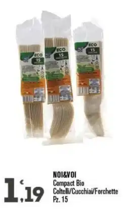 Punto é market NOI&VOI Compact Bio Coltelli/Cucchiai/Forchette offerta