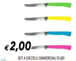 Galassia COLTELLI UNIVERSALI FLUO offerta