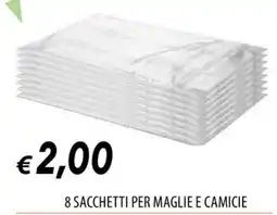 Galassia SACCHETTI PER MAGLIE E CAMICIE offerta