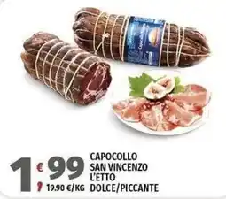 Vivo Supermercati CAPOCOLLO SAN VINCENZO offerta