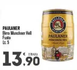 Punto é market PAULANER Birra Munchner Hell offerta