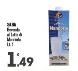 Punto é market SABA Bevanda al Latte di Mandorla offerta