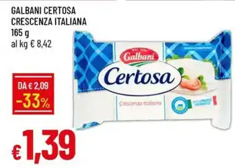 IperFamila Galbani Certosa Crescenza Italiana offerta