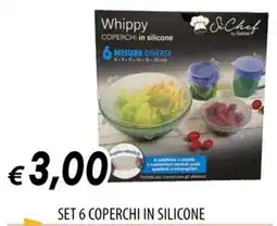 Galassia Whippy COPERCHI in silicone offerta