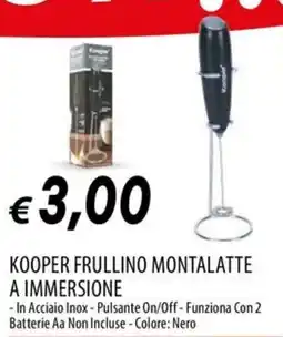 Galassia KOOPER FRULLINO MONTALATTE offerta