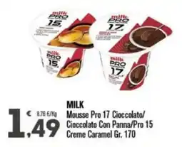 Punto é market MILK Mousse Pro offerta