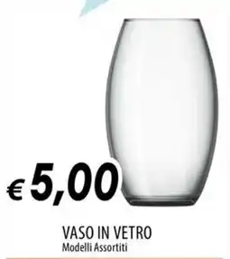 Galassia VASO IN VETRO offerta