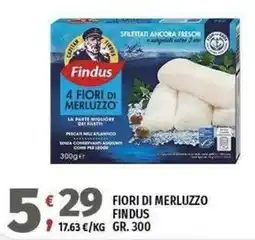Vivo Supermercati Fiori di merluzzo Findus offerta