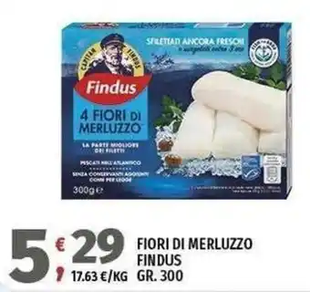 Vivo Supermercati Fiori di merluzzo Findus offerta