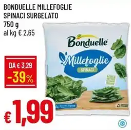 IperFamila Bonduelle Millefoglie Spinaci offerta
