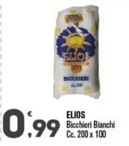 Punto é market ELIOS Bicchieri Bianchi offerta