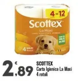 Punto é market SCOTTTEX Carta Igienica La Maxi offerta
