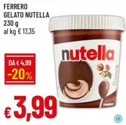 IperFamila FERRERO GELATO NUTELLA offerta