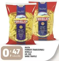 Vivo Supermercati PASTA FORMATI TRADIZIONALI DIVELLA offerta