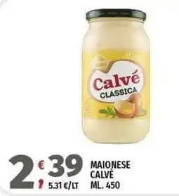 Vivo Supermercati MAIONESE CALVÈ offerta