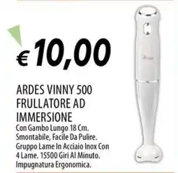 Galassia ARDES VINNY 500 FRULLATORE AD IMMERSIONE offerta