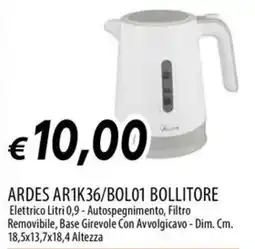 Galassia ARDES AR1K36/BOLO1 BOLLITORE offerta
