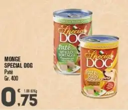 Punto é market MONGE SPECIAL DOG Paté offerta