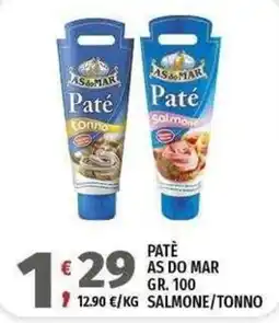 Vivo Supermercati Paté AS DO MAR offerta