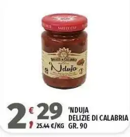 Vivo Supermercati ‘NDUJA DELIZIE DI CALABRIA offerta