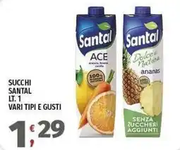 Vivo Supermercati Succhi Santal offerta
