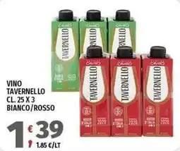 Vivo Supermercati Vino Tavernello offerta