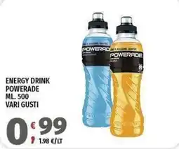 Vivo Supermercati ENERGY DRINK POWERADE offerta