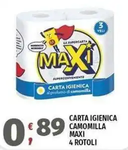 Vivo Supermercati CARTA IGIENICA MAXI offerta