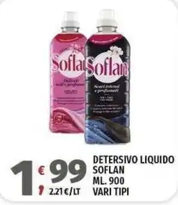 Vivo Supermercati Detersivo liquido Soflan offerta