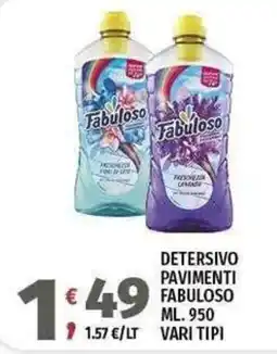 Vivo Supermercati Detersivo Pavimenti Fabuloso offerta