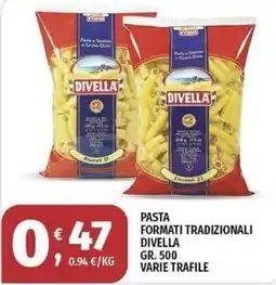 Vivo Supermercati Pasta Formati Tradizionali Divella offerta
