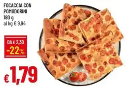 IperFamila Focaccia con pomodorini offerta