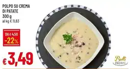 IperFamila Polpo su crema di patate Belli Pronti offerta