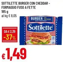 IperFamila Sottilette Burger con Cheddar offerta