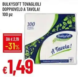 IperFamila BulkySoft tovaglioli offerta