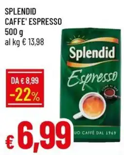 IperFamila Splendid Caffè Espresso offerta