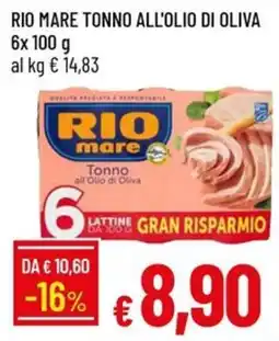 IperFamila RIO mare Tonno all'olio di Oliva offerta