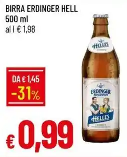IperFamila Birra Erdinger Hell offerta