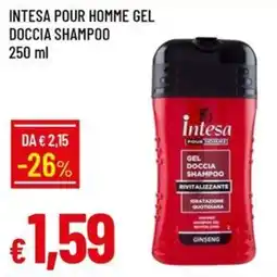 IperFamila Intesa Pour Homme Gel Doccia Shampoo offerta