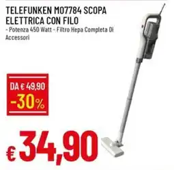 IperFamila TELEFUNKEN M07784 SCOPA ELETTRICA CON FILO offerta