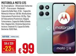 IperFamila MOTOROLA MOTO G15 offerta