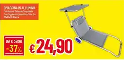 IperFamila SPIAGGINA IN ALLUMINIO offerta
