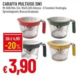 IperFamila CARAFFA MULTIUSO 3IN1 offerta
