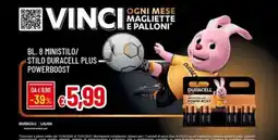 IperFamila BL. 8 MINISTILO/STILO DURACELL PLUS POWERBOOST offerta