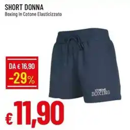 IperFamila SHORT DONNA Boxing In Cotone Elasticizzato offerta