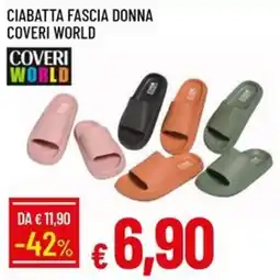 IperFamila CIABATTA FASCIA DONNA COVERI WORLD offerta