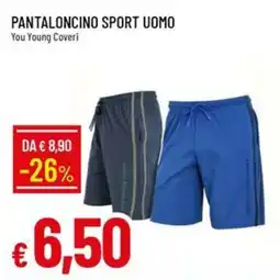 IperFamila PANTALONCINO SPORT UOMO You Young Coveri offerta