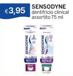 Sirene Blu Sensodyne dentifricio clinical offerta